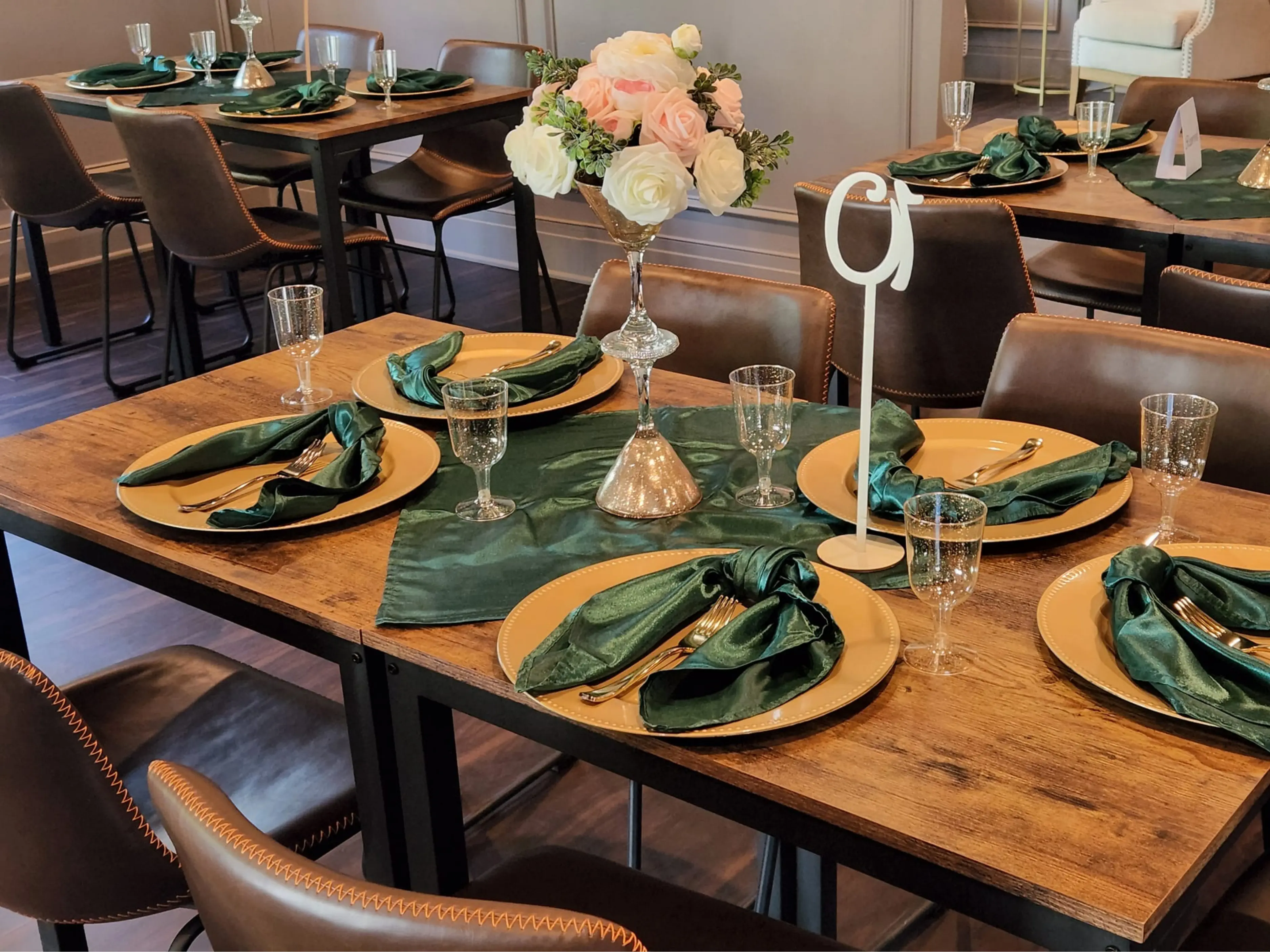 Wedding detail and styling Richmond Kentucky - florals, linens, centerpieces, and styling